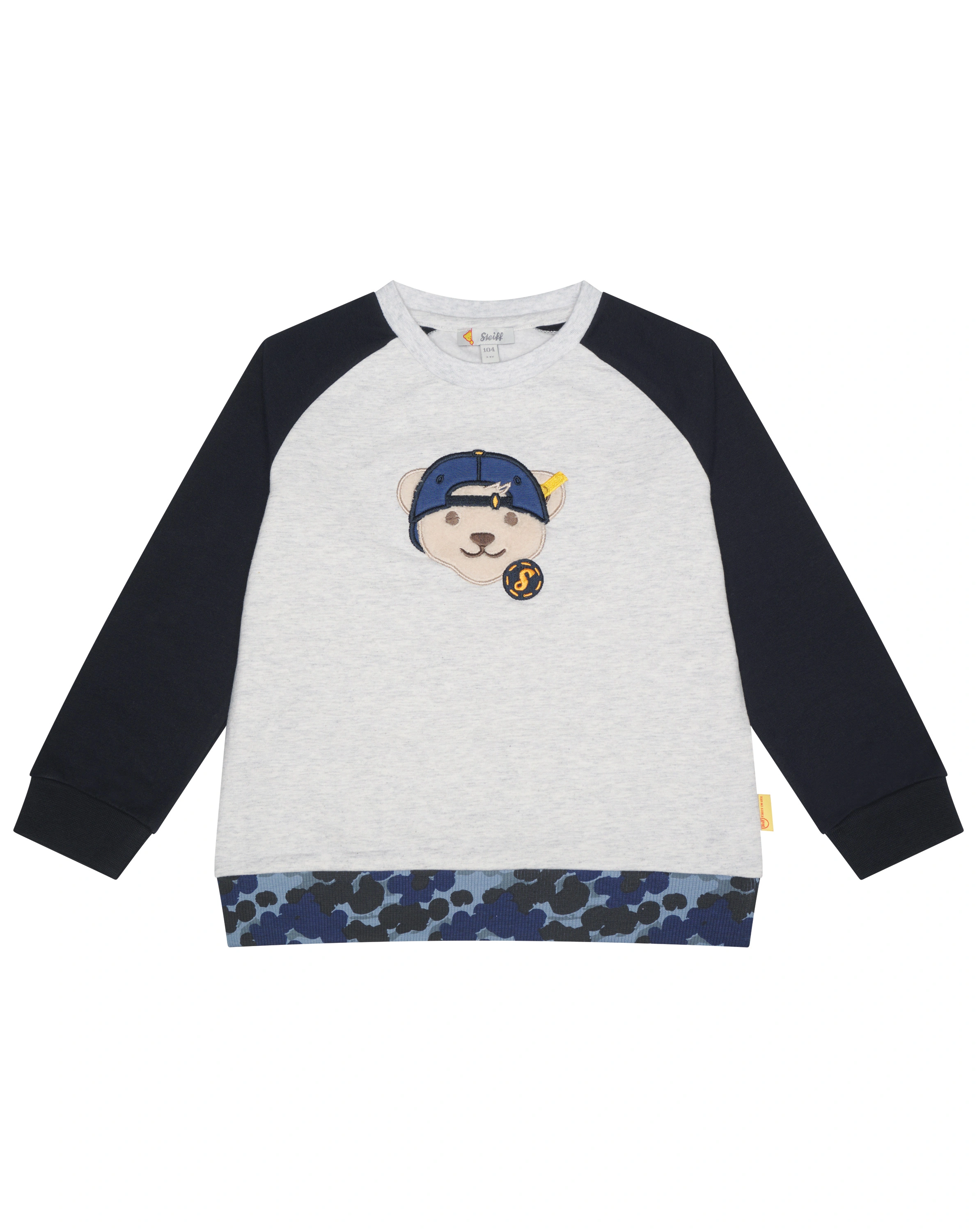 Sweatshirt LET’S PLAY! in nimbus cloud