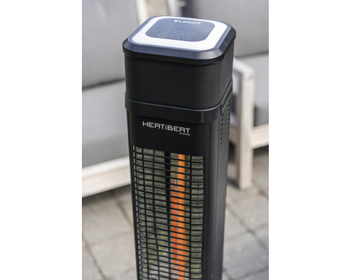 Infrarood verwarmingszuil Eurom Heat and Beat Tower 2200 W