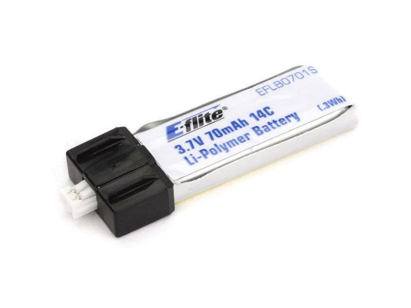 E-flite RC-Akku LiPo 70 mAh 3.7 V 1S LiPo-Akku für Flugmodelle