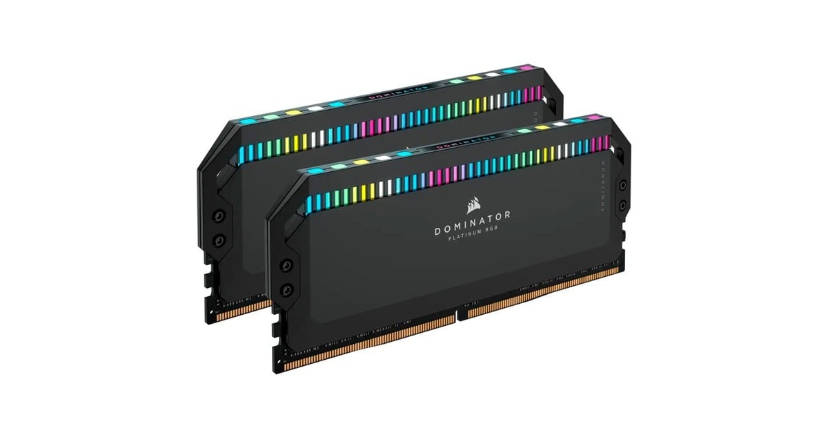 Corsair32 GB DDR5-7200 Kit werkgeheugen  (Zwart, CMT32GX5M2X7200C34, Dominator Platinium, XMP)