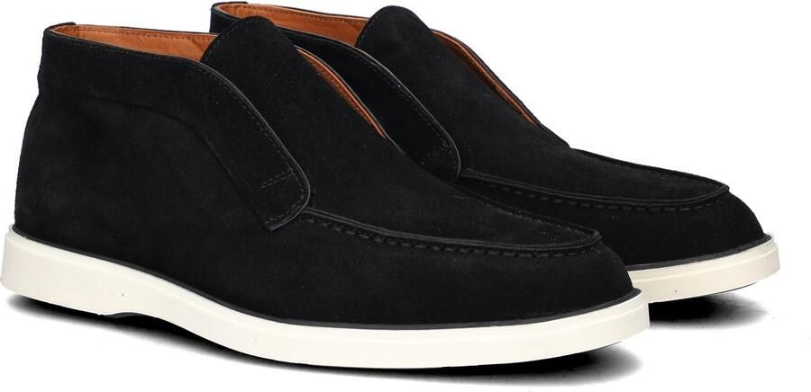 Nelson suède enkelboots zwart