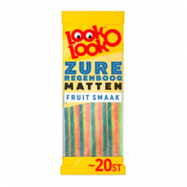 Look o Look Zure regenboog matten met fruitsmaak