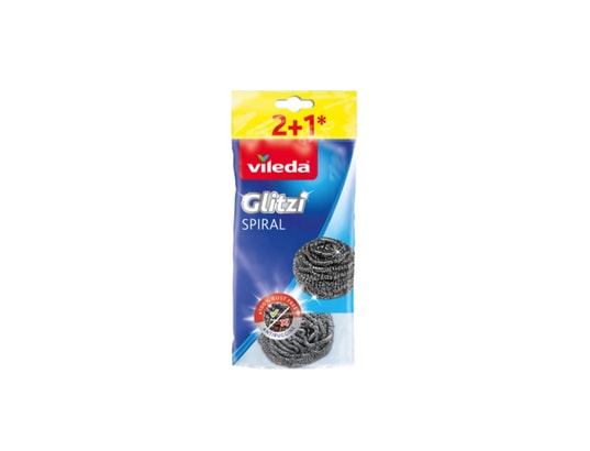 VILEDA - Seau + Balai Lot de 3 grattoirs en inox dont 1 gratuit