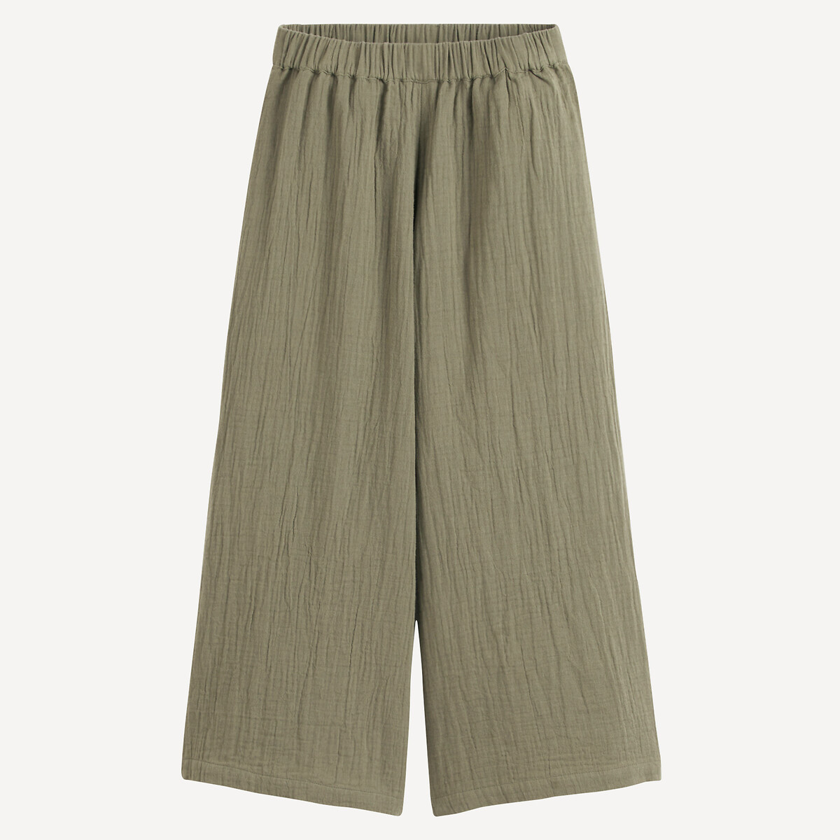 COLEÇÕES LA REDOUTE<br>Calças largas em tetra