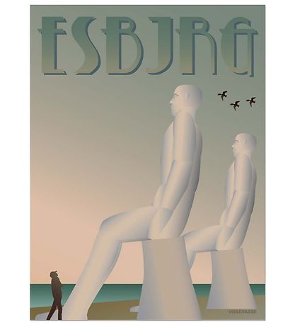 Vissevasse Poster - 50x70 - Esbjerg - Die Männer