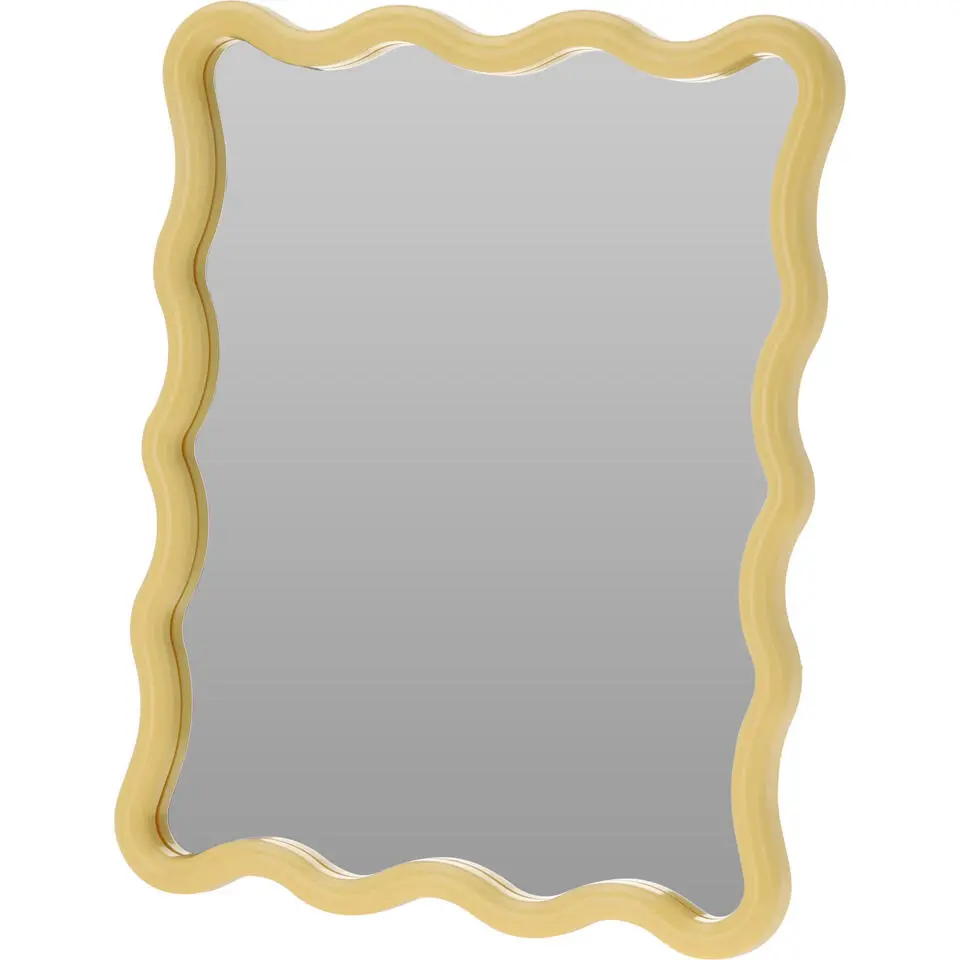 Home & Styling kinder wandspiegel - Princess - 30x38cm - geel