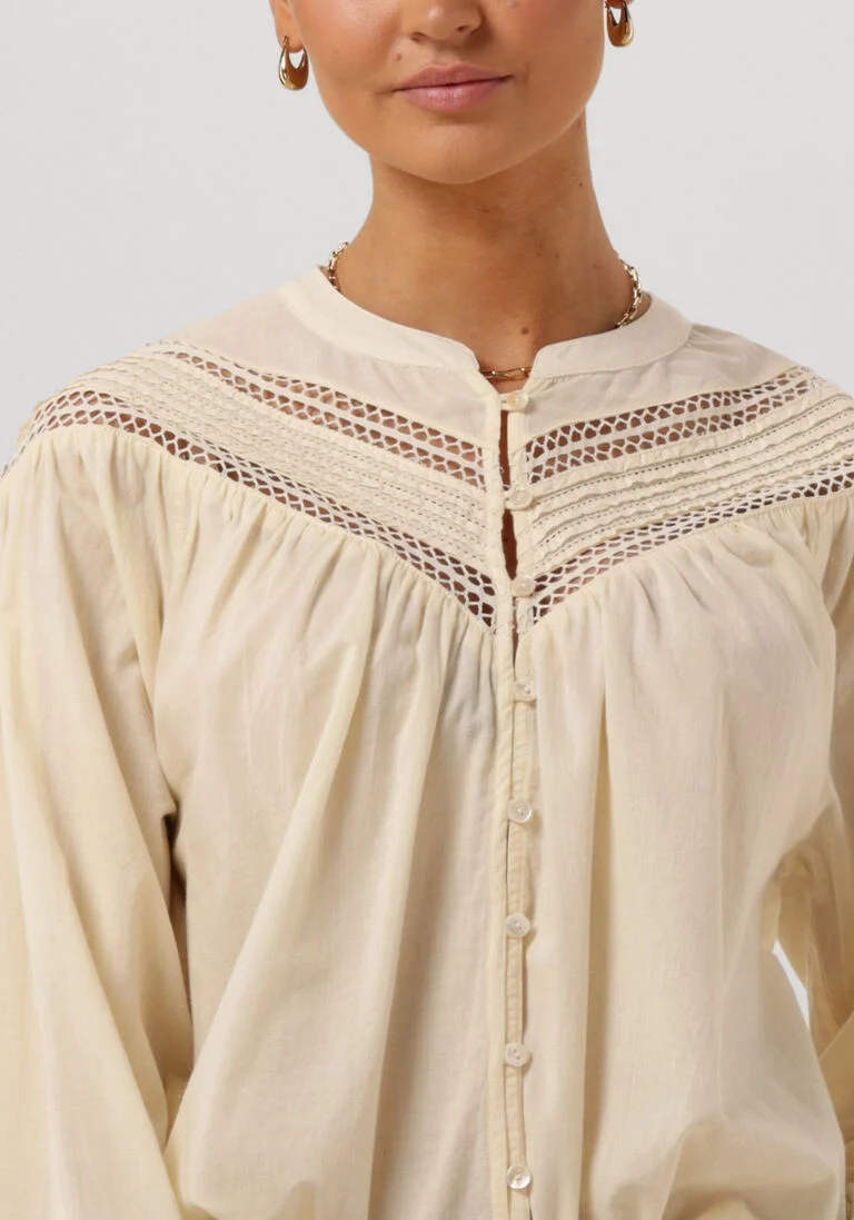 CIRCLE OF TRUST beige circle of trust blouse trixie blouse