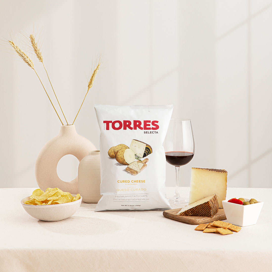 Chips gourmet saveur manchego affiné