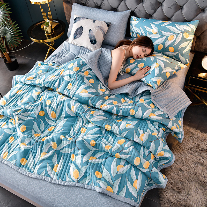 Cool Ice Silk Summer Cartoon Blanket