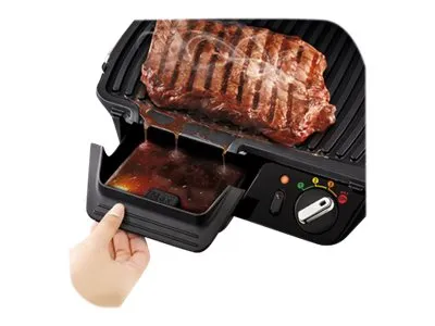 Tefal SuperGrill GC461B34 - Grill - elektrisk - 800 cm2 - sort/ sølv