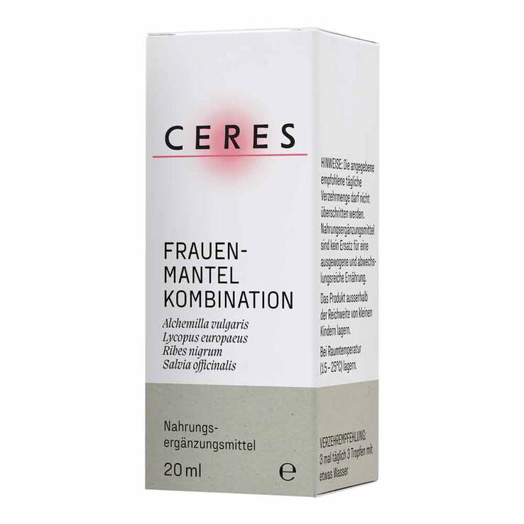 CERES Frauenmantel Alchemilla Kombination Tropfen, 20 ml
