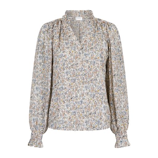 Neo Noir Leia Bohemian Bluse, Creme, 36