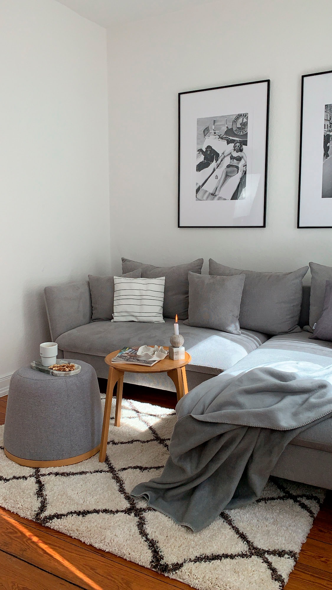 GOODproduct Ecksofa »LIVORNO,258 cm, L-Form,« Schlaffunktion u. Bettkasten (139/224cm), Samt, Struktur, Webstoff