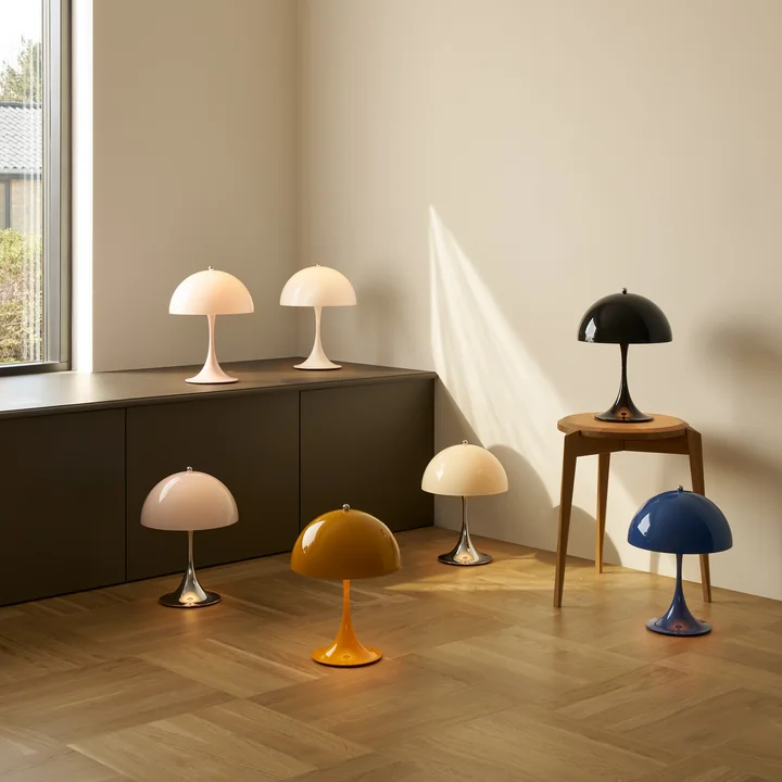 Louis Poulsen - Panthella 250 Portable V3 Akku LED-Tischleuchte, opal beige