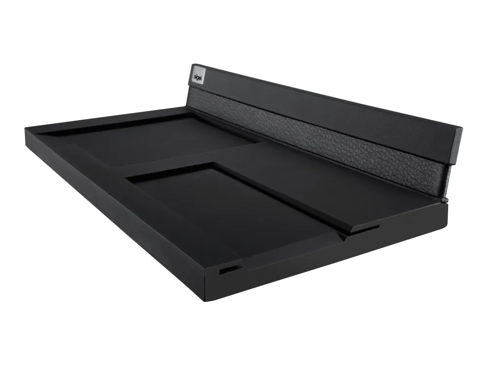 cintano: S Memocenter - Noteholder - plastik, imitationslæder - sort safir