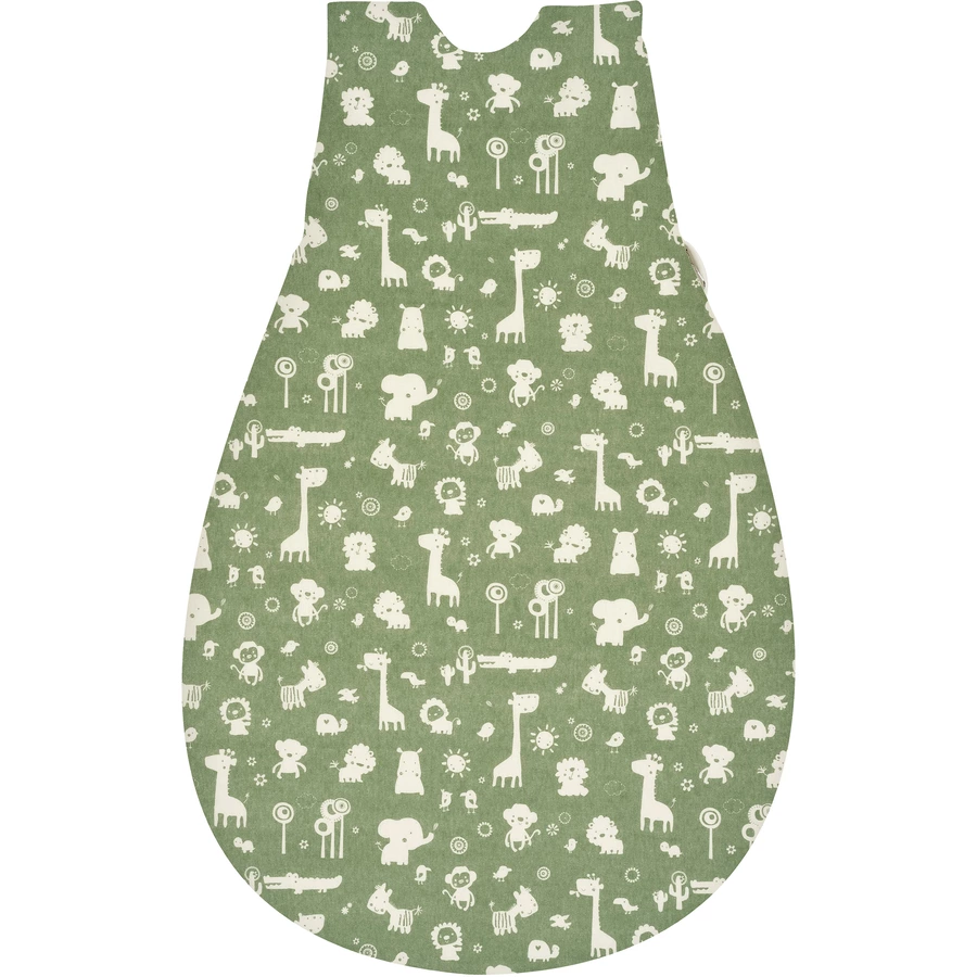 Alvi® Baby-Mäxchen® Außensack Granite Animals granitgrünweiß