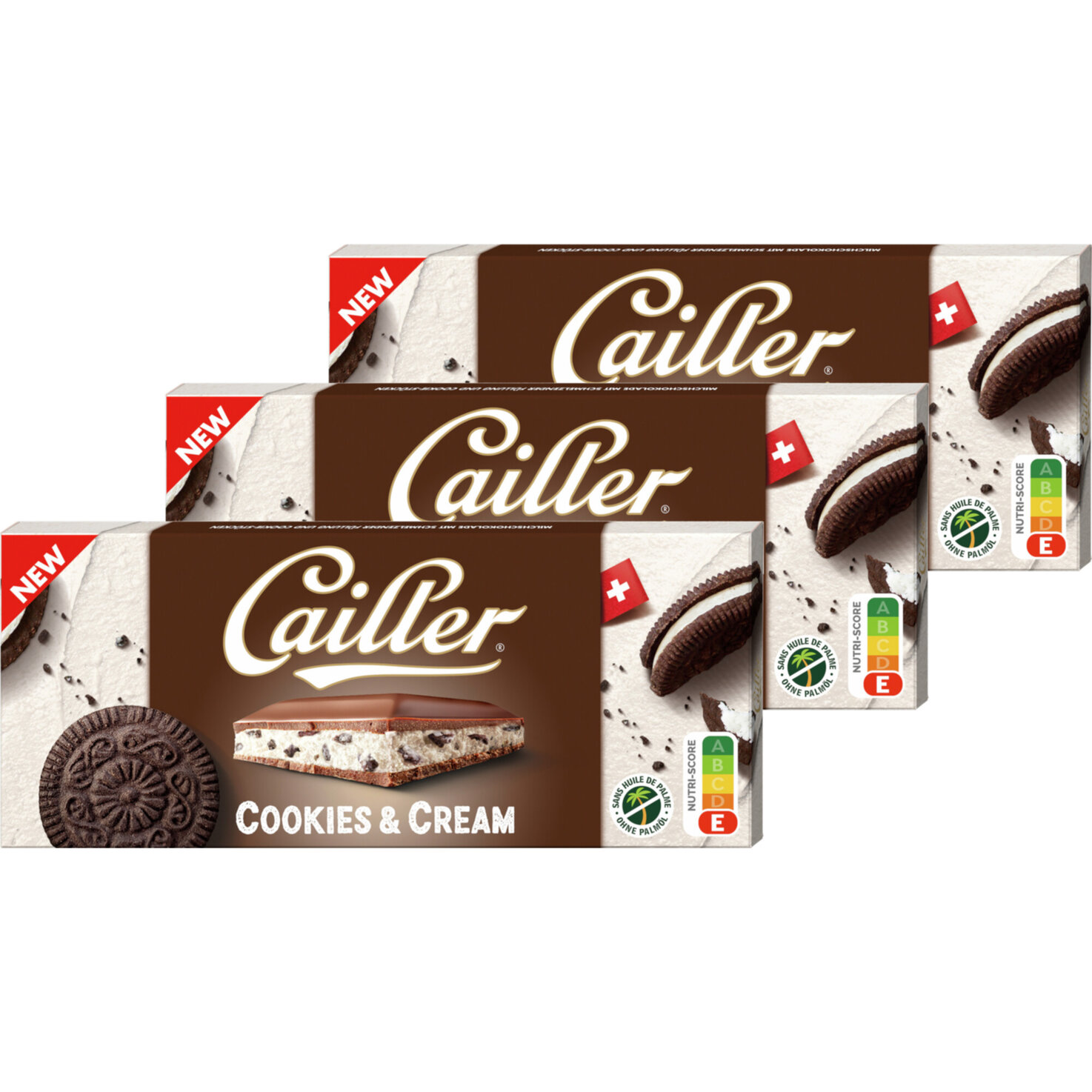 Cailler Cookies & Cream 3x96g