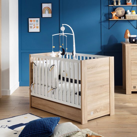 Antonin Lit Bébé   Bois        60 x 120 cm   de               Sauthon Baby's Sweet Home