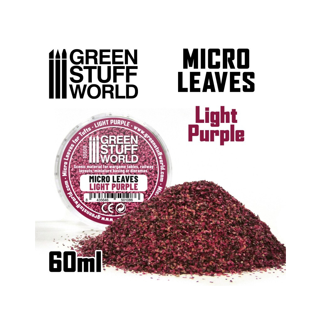 Micro Feuilles - Mélange Violet Clair