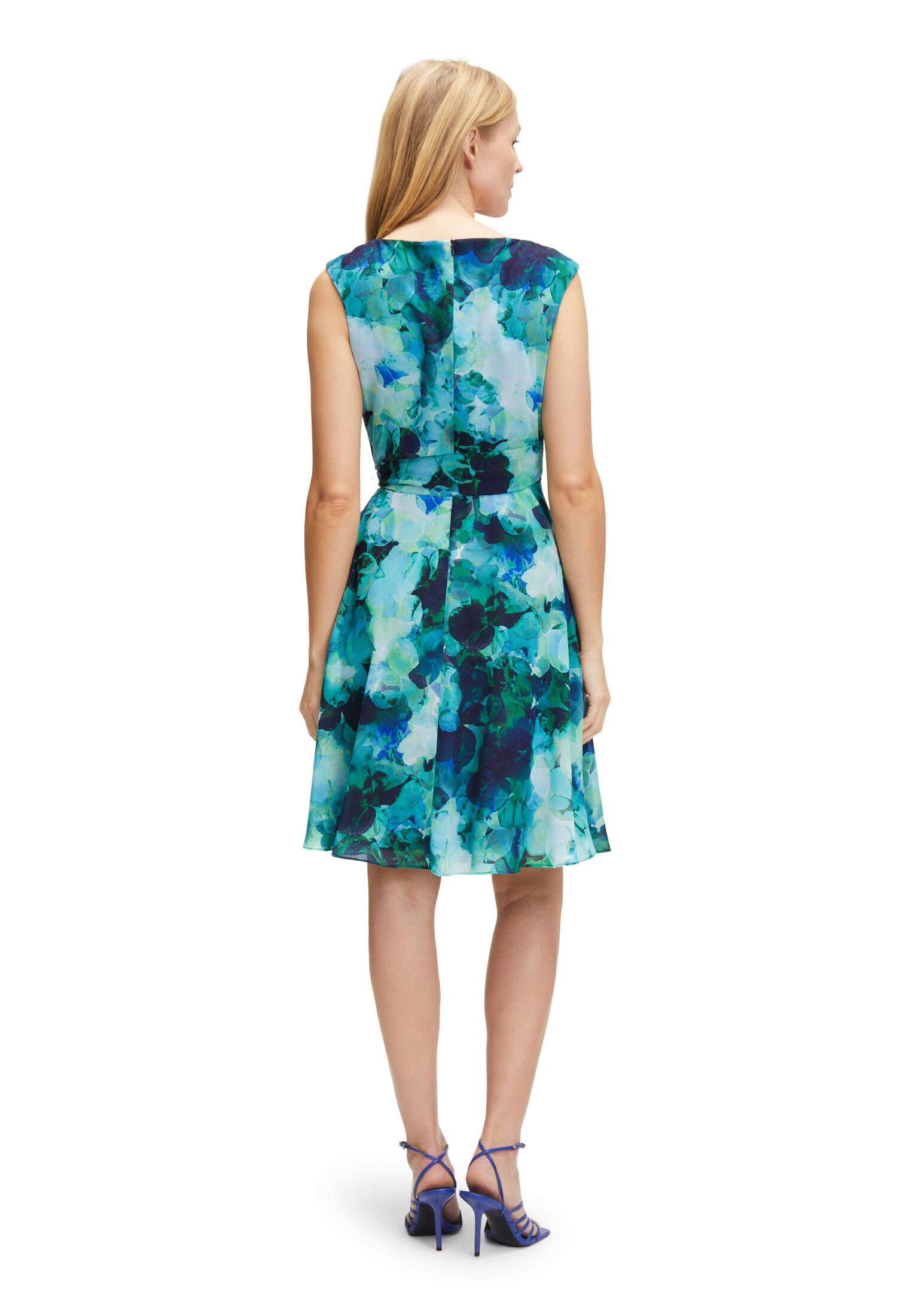 Vera Mont| Damen Cocktailkleid mit Bindegürtel