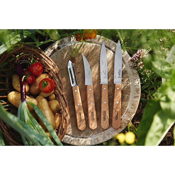Coffret 4 couteaux Essentiels Hêtre Opinel