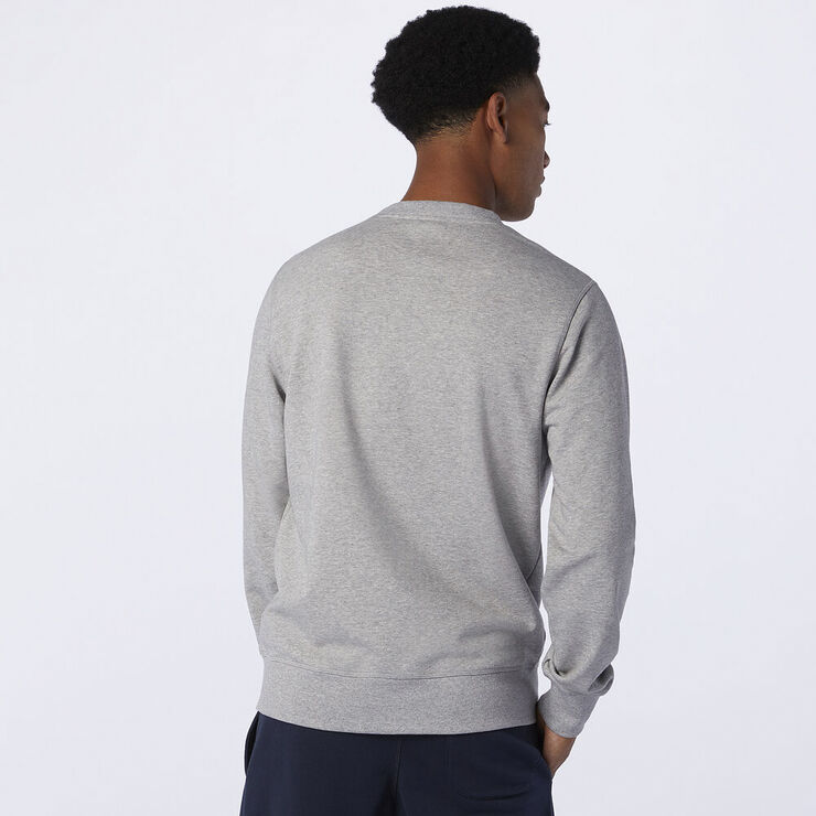 New Balance Essentials Stacked Logo Sweatshirt Grå