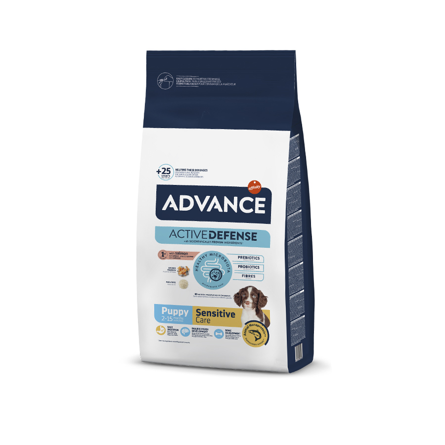 Ração para cães Advance Active Defense Puppy Sensitive Care com salmão