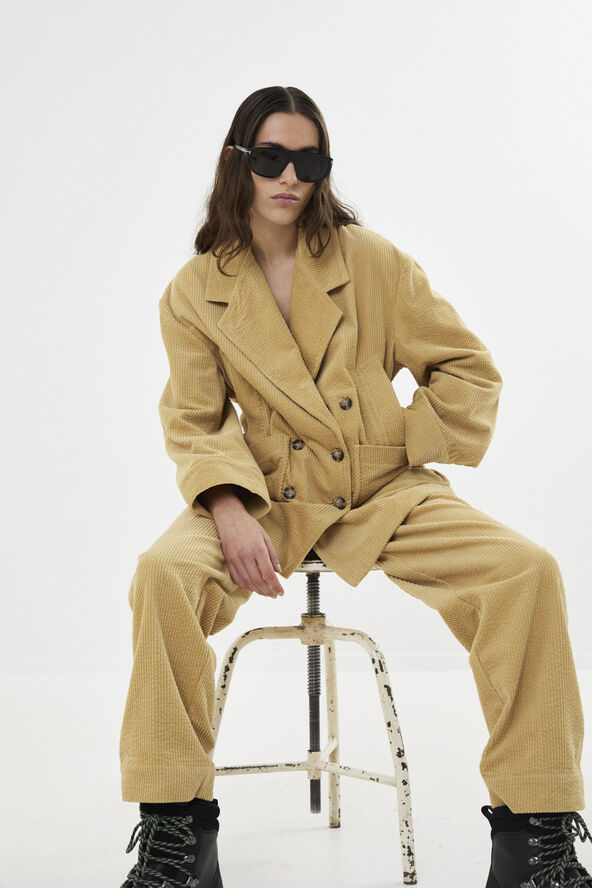 Rabens Saloner Corduroy pants - Carly Mustard