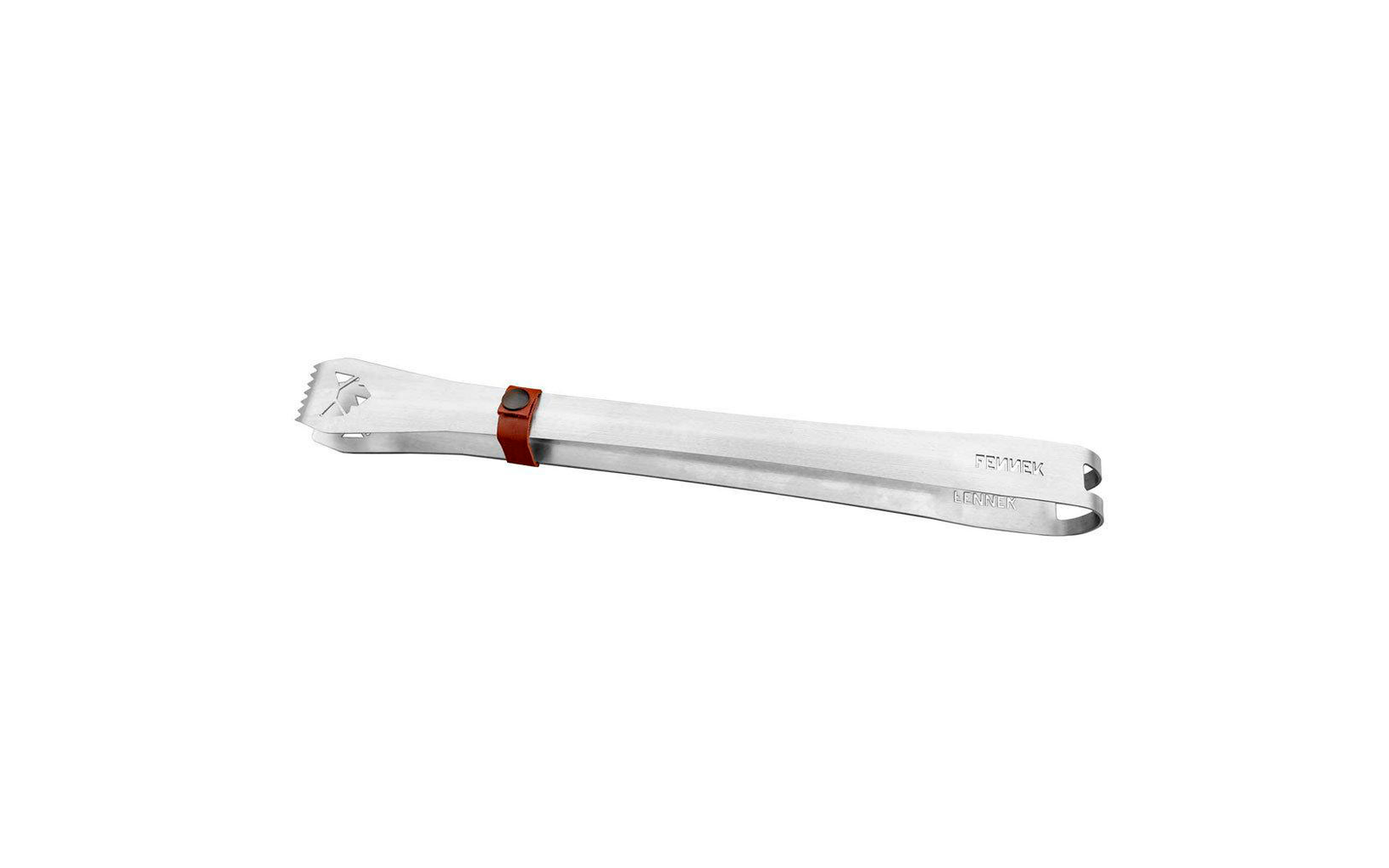 Fennek Grillzange klein 32 cm silber