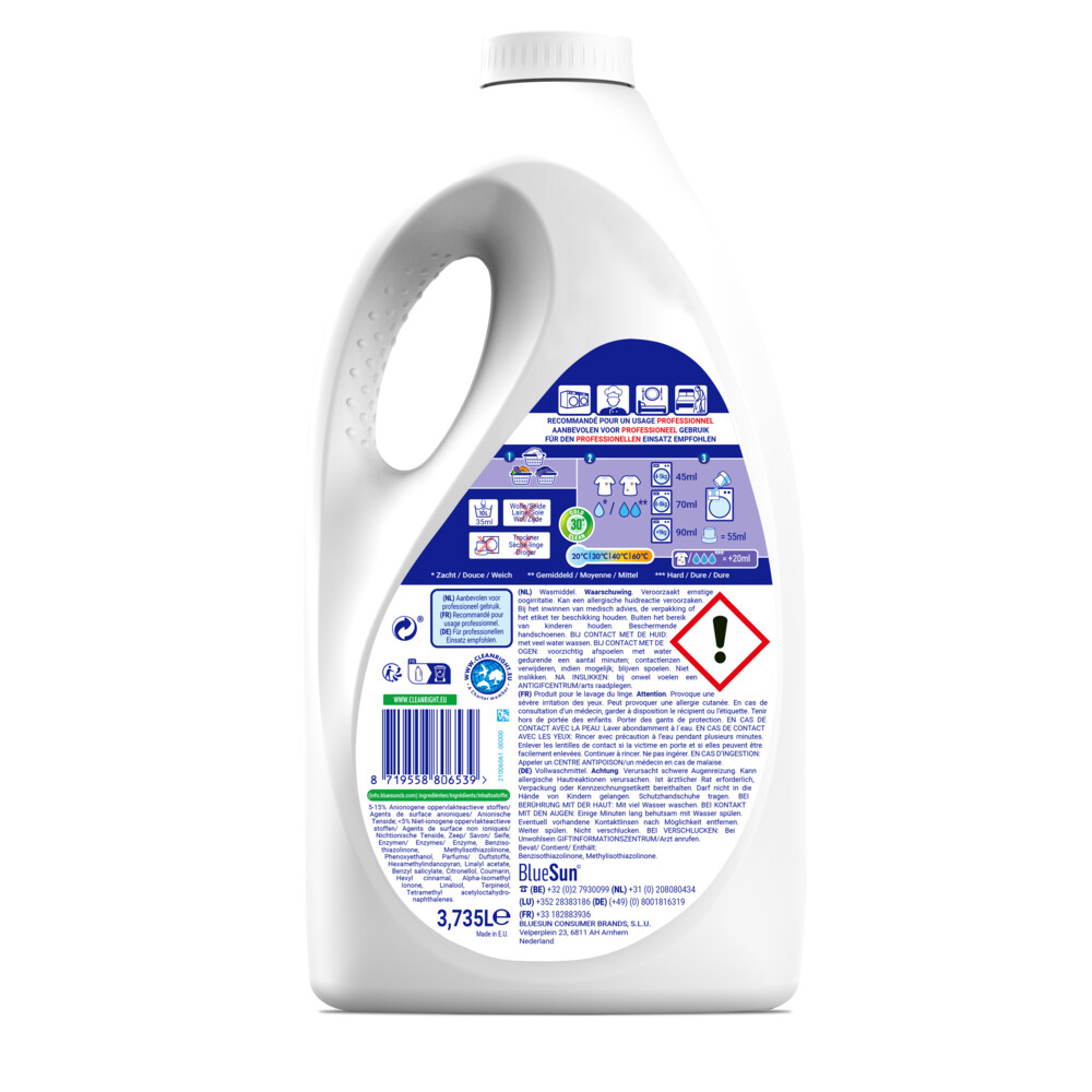 Dreft Vloeibaar Wasmiddel Professional 83 wasbeurten 3,73 liter