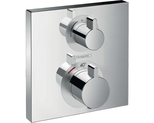 hansgrohe inbouwthermostaat douche ECOSTAT SQUARE chroom zonder inbouwdeel 15714000