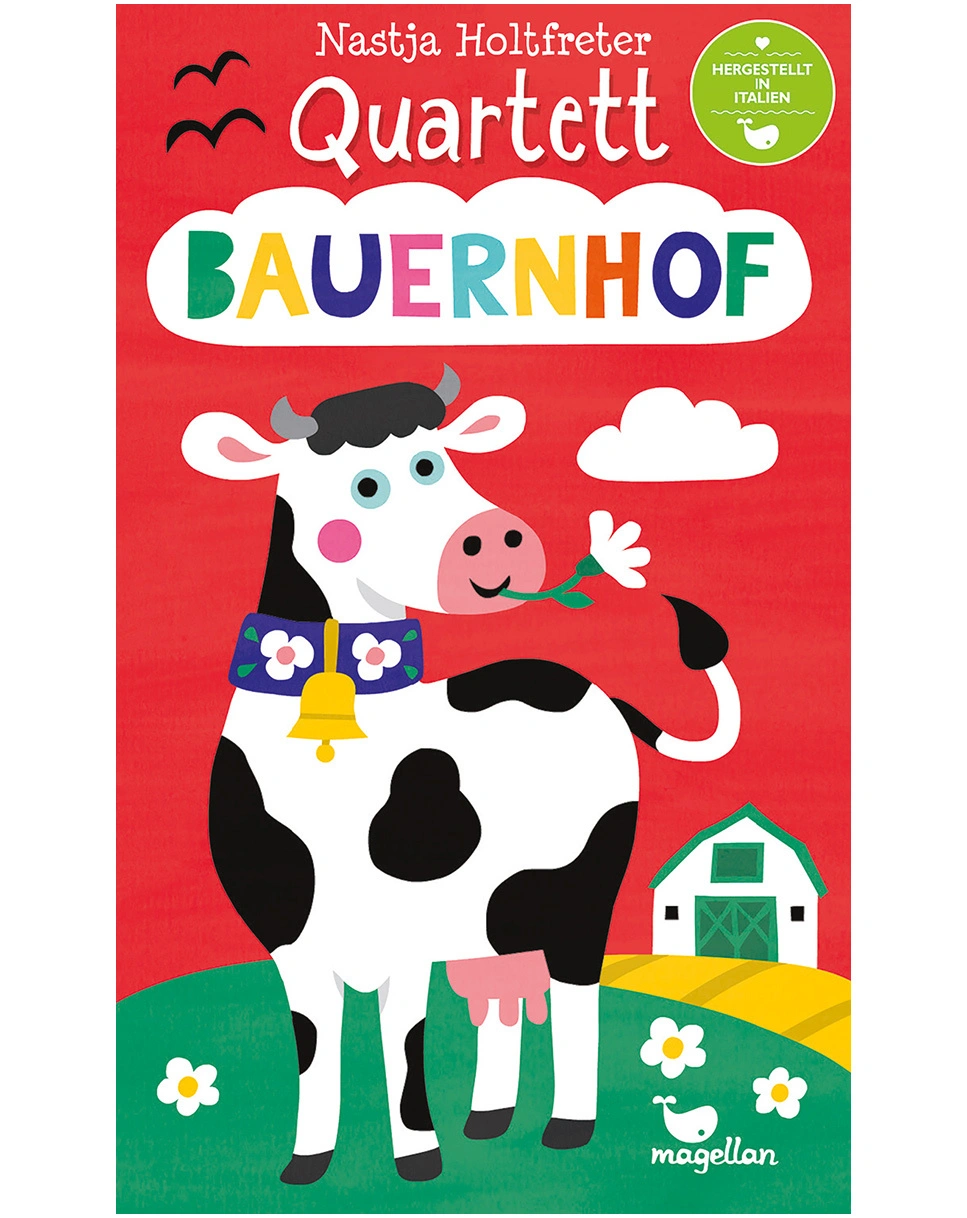 Kartenspiel QUARTETT - BAUERNHOF in bunt