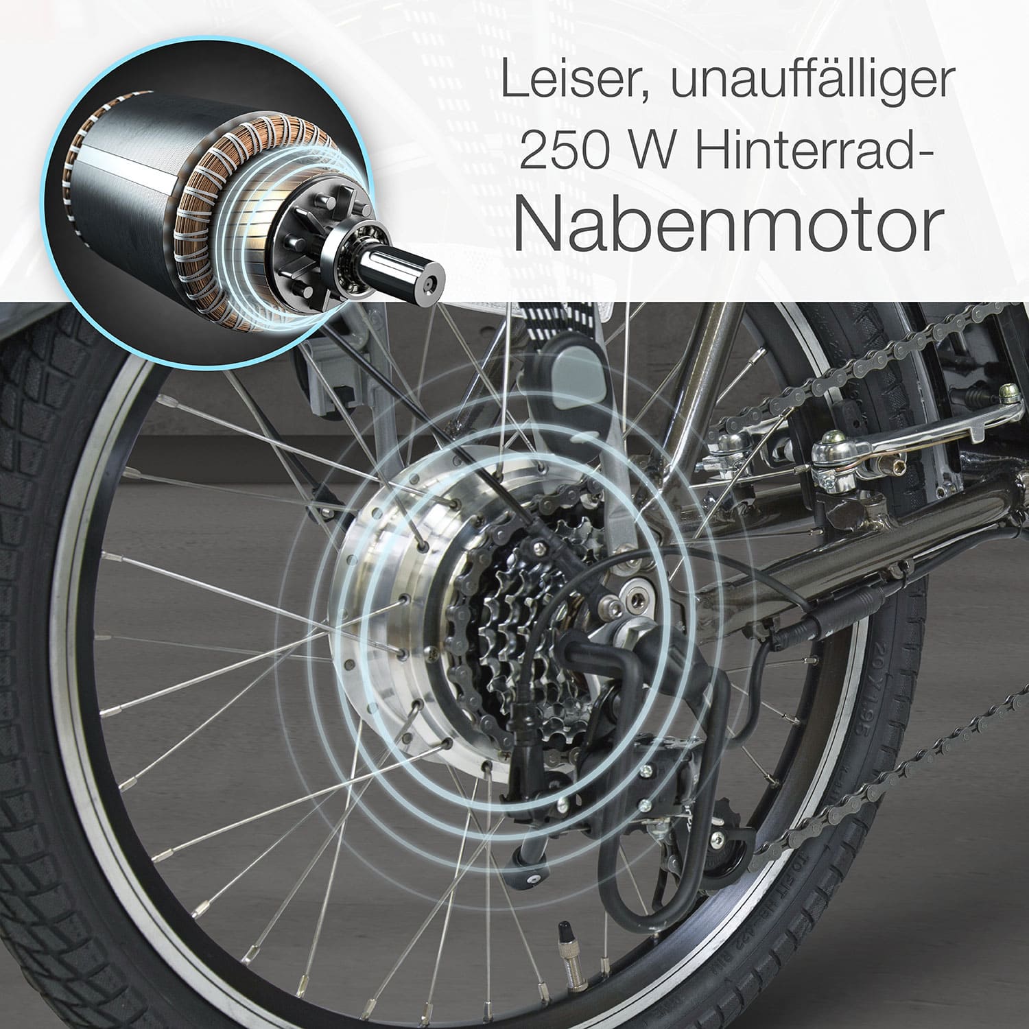 aktivelo Alu-Elektro-Faltrad Sport, 20 Zoll Sport