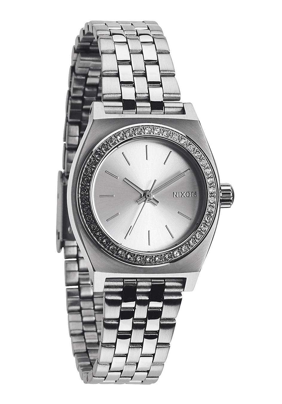 Nixon The Small Time Teller All Silver Crystal A3991874