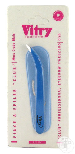 Vitry Classic Pince À Épiler Club Mors Crabe Biais 1 Pièce (1027C)