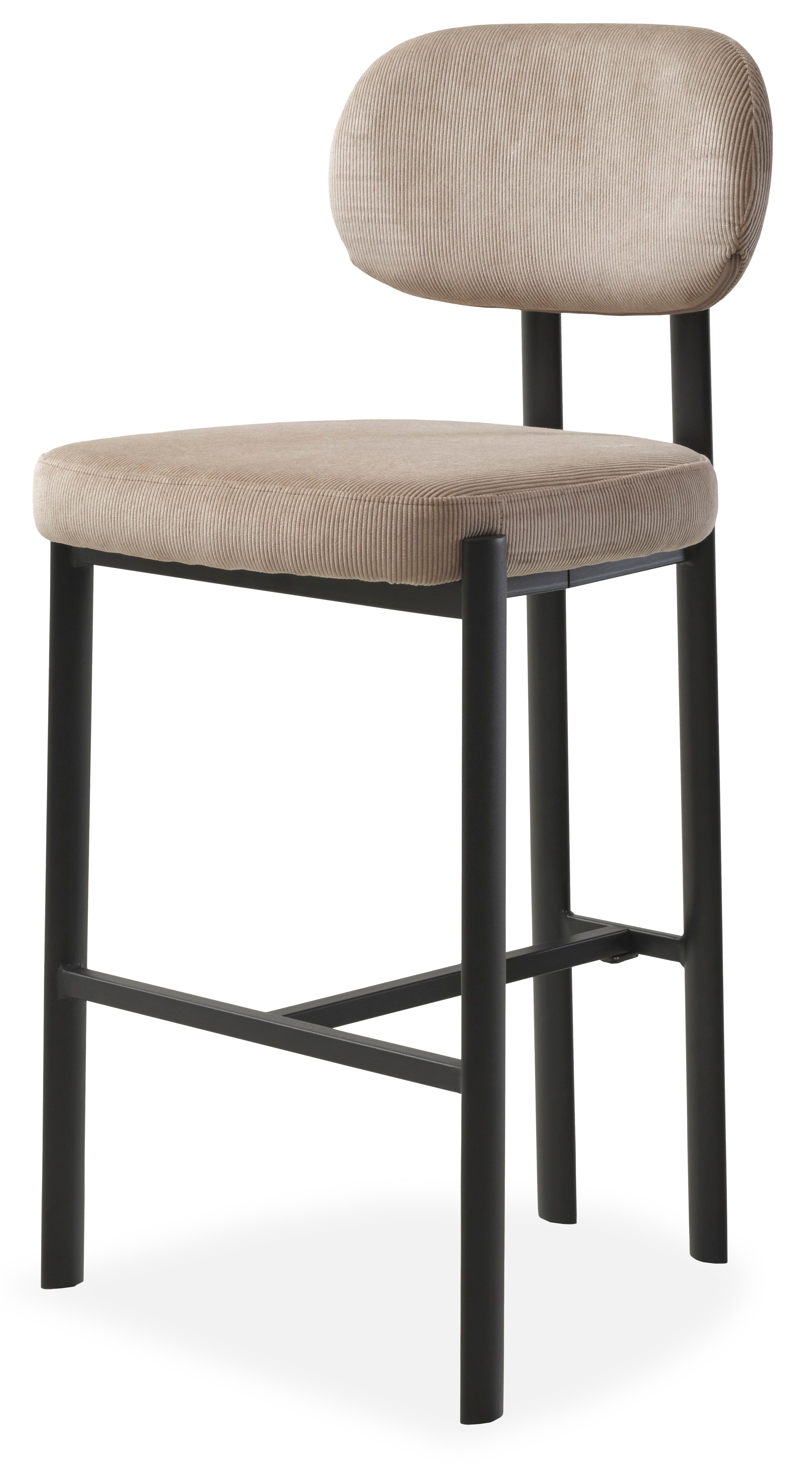 Barkruk Wave Beige - Black Rivano B46 x D55 x H97.5 cm