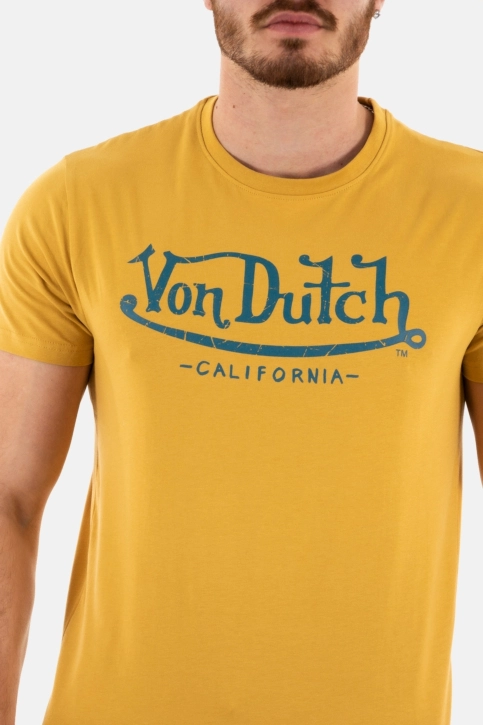 tee shirt von dutch life mustard