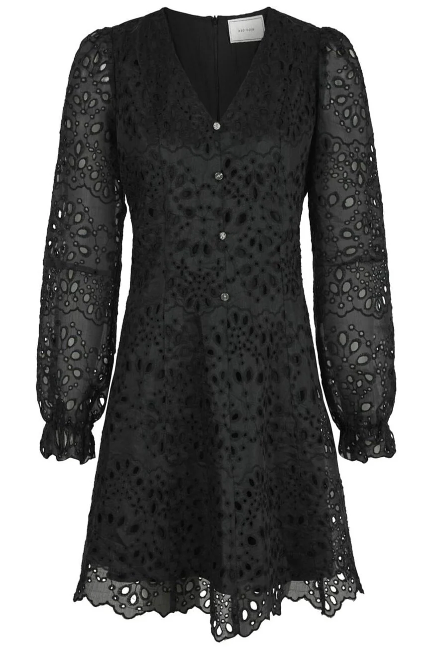 Neo Noir Cabana Embroidery Dress 162199