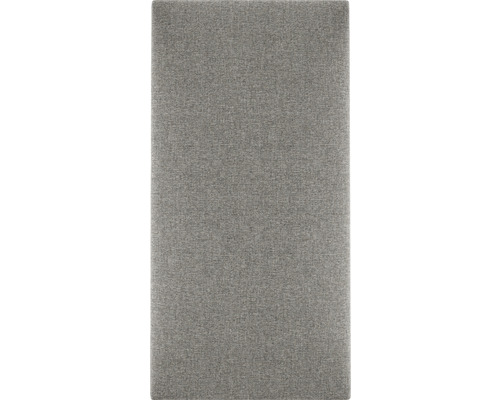 Wandkussen Effen grijs geweven look 30 x 60 cm