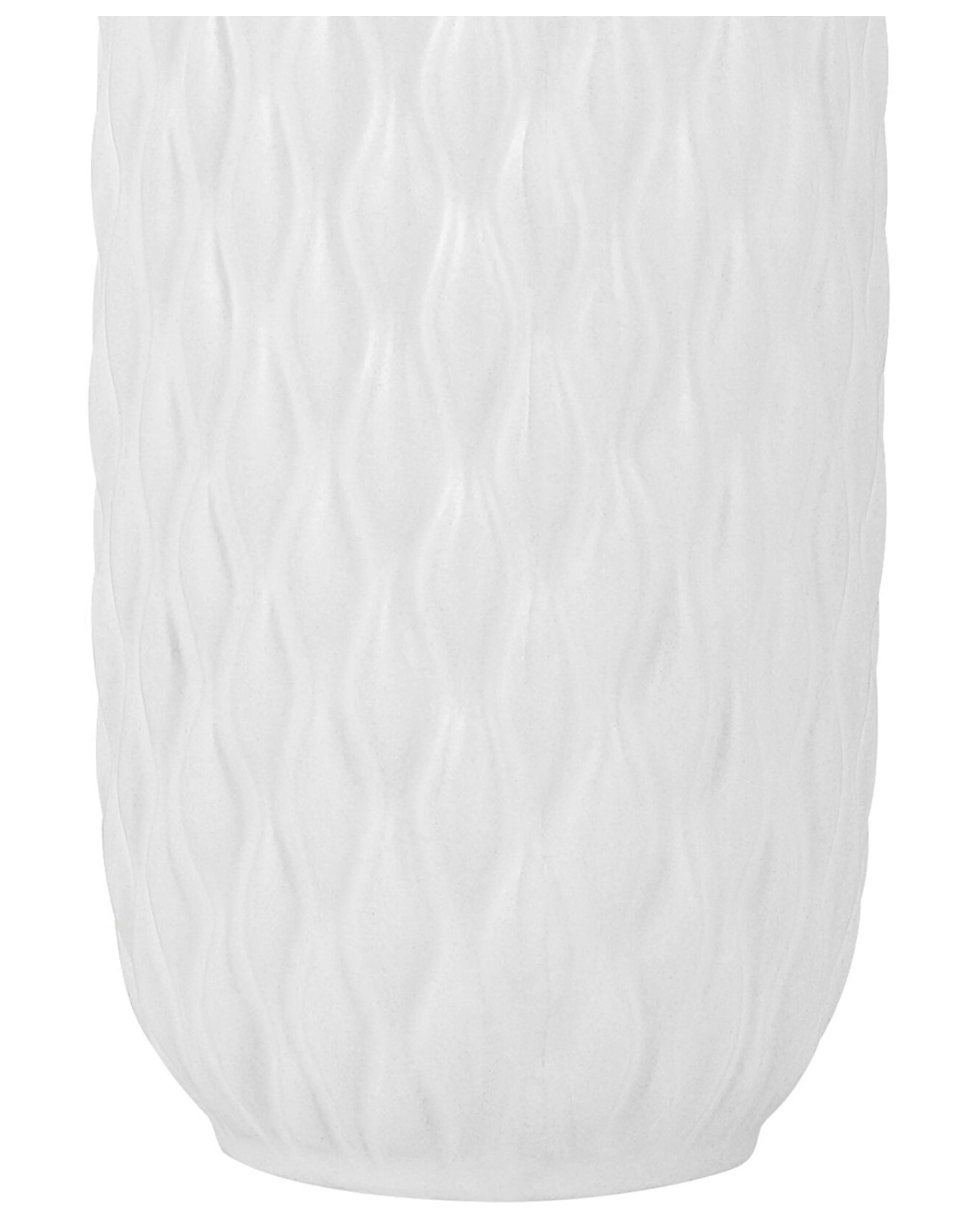 Decoratieve vaas EMAR Steengoed 31 cm Wit