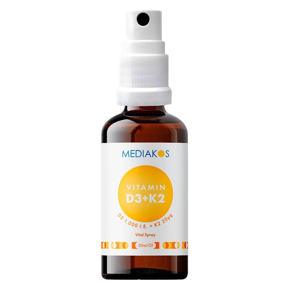 MEDIAKOS Vitamin D3 + K2 1.000 I.E. 20 µg Vital Spray