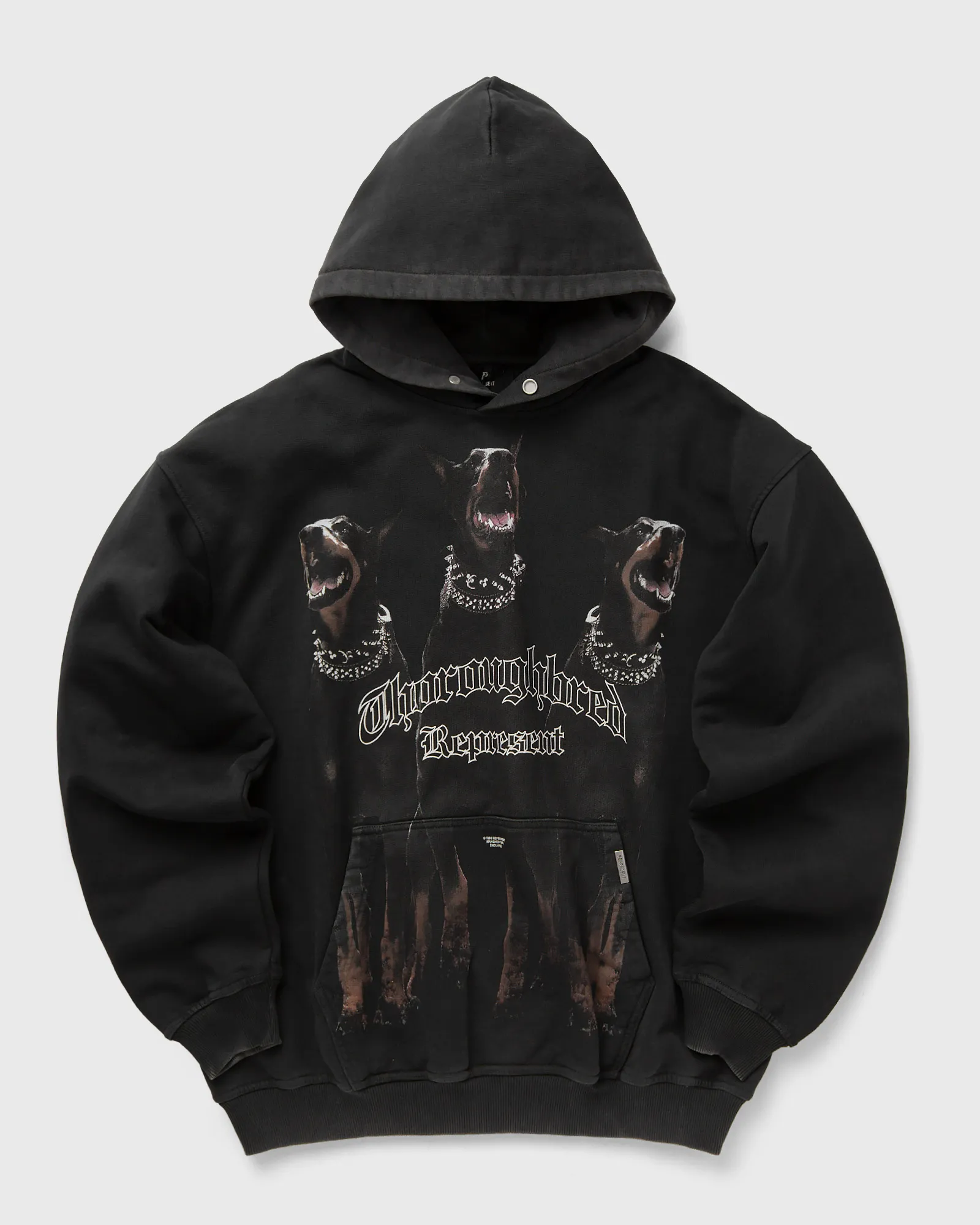 Represente o moletom THOROUGHBRED
