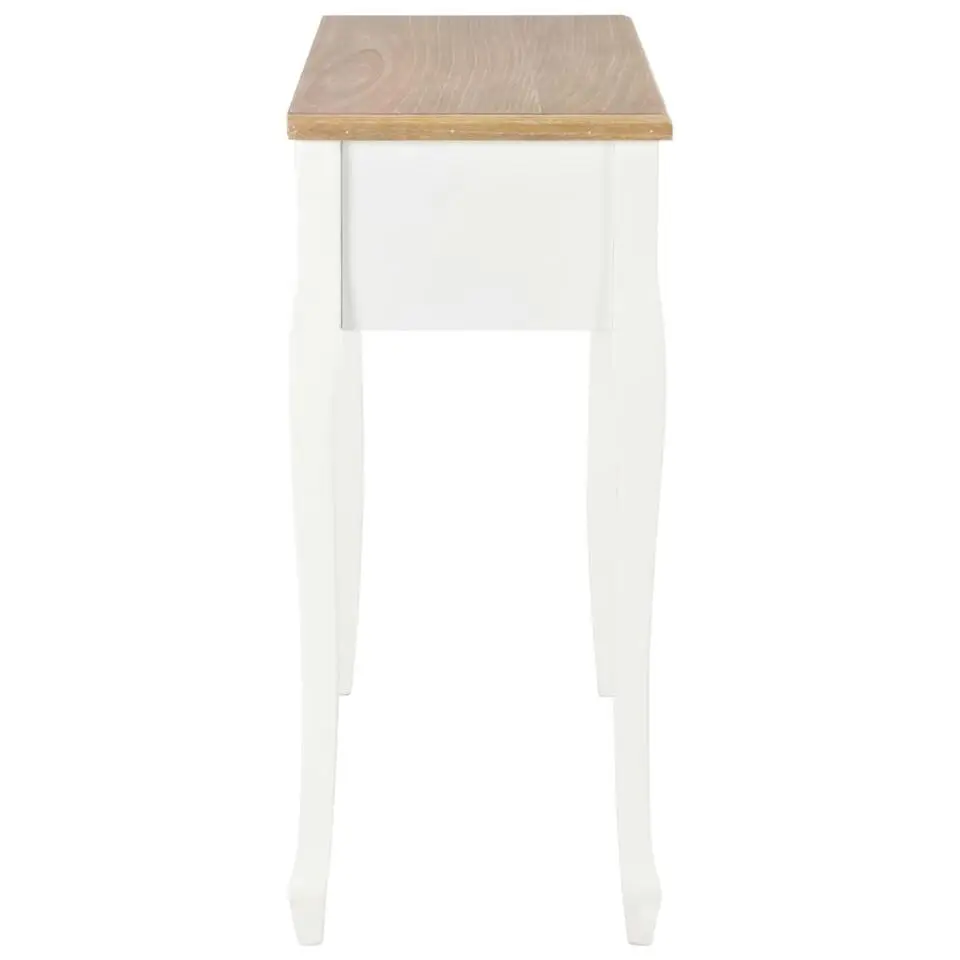 vidaXL - Kaptafel - Wit - Hout