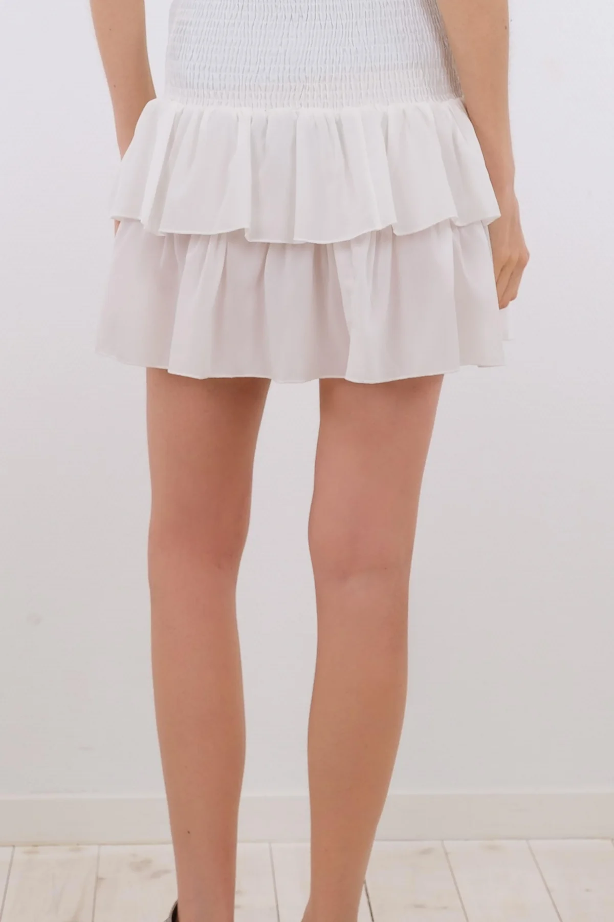 Neo Noir Carin R Skirt white