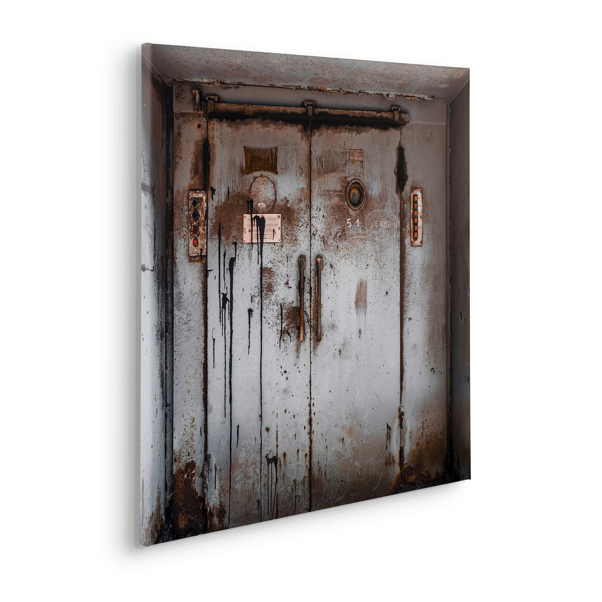 Komar Leinwandbild »Doorface - Grösse 60 x 60 cm« Baum | Berge | Blumen | Blätter | Foto | Jahreszeiten | Landschaft | Meer | Natur | Palmen | Strand Packung, 1 Stk. tlg. Keilrahmenbild mi Echtholzrahmen