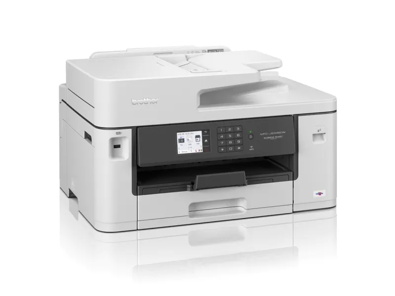 Brother MFC-J5345DW - Multifunktionsprinter - farve - blækprinter - A3/Ledger (medie) - op til 25 spm (kopiering) - op til 28 spm (udskriver) - 250 ark - 14.4 Kbps - USB 2.0, LAN, Wi-Fi(n)