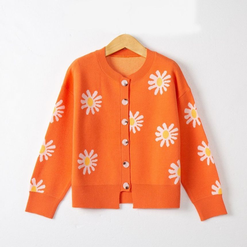 Bolgivy - Gebloemd vest met ronde hals