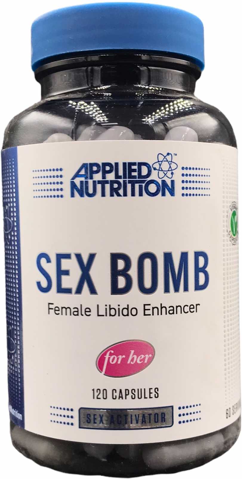 Applied Nutrition Libido Enhancer Sex Bomb For Her 120 Cápsulas