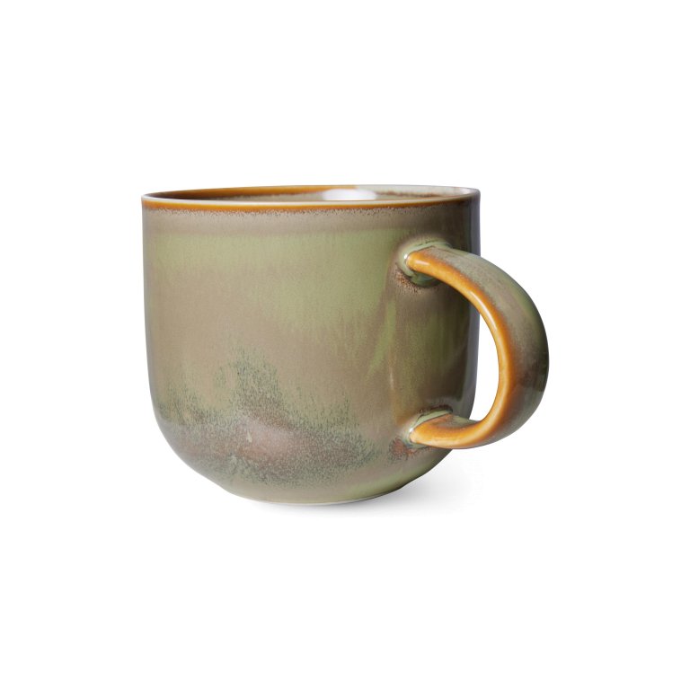 HKliving Chef Ceramic mok met oor rustic blue