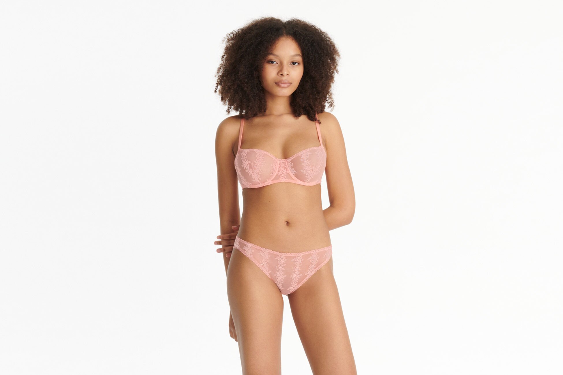 Fleurette Corbeille SEL ROSE